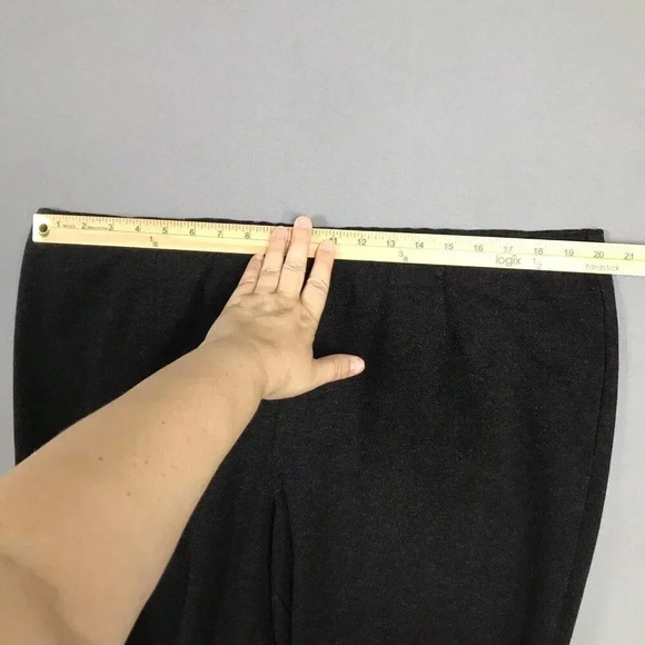 Eileen Fisher Ponte Knit Stretch Pull On Pants Women's Size 3X Black Melange - Picture 8 of 15